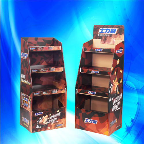 Boîte d'affichage en carton PDQ sur mesure