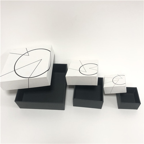 E &amp; G impresión personalizada troquelado espuma insertos 2 piezas caja de papel rígido para embalaje Gifs