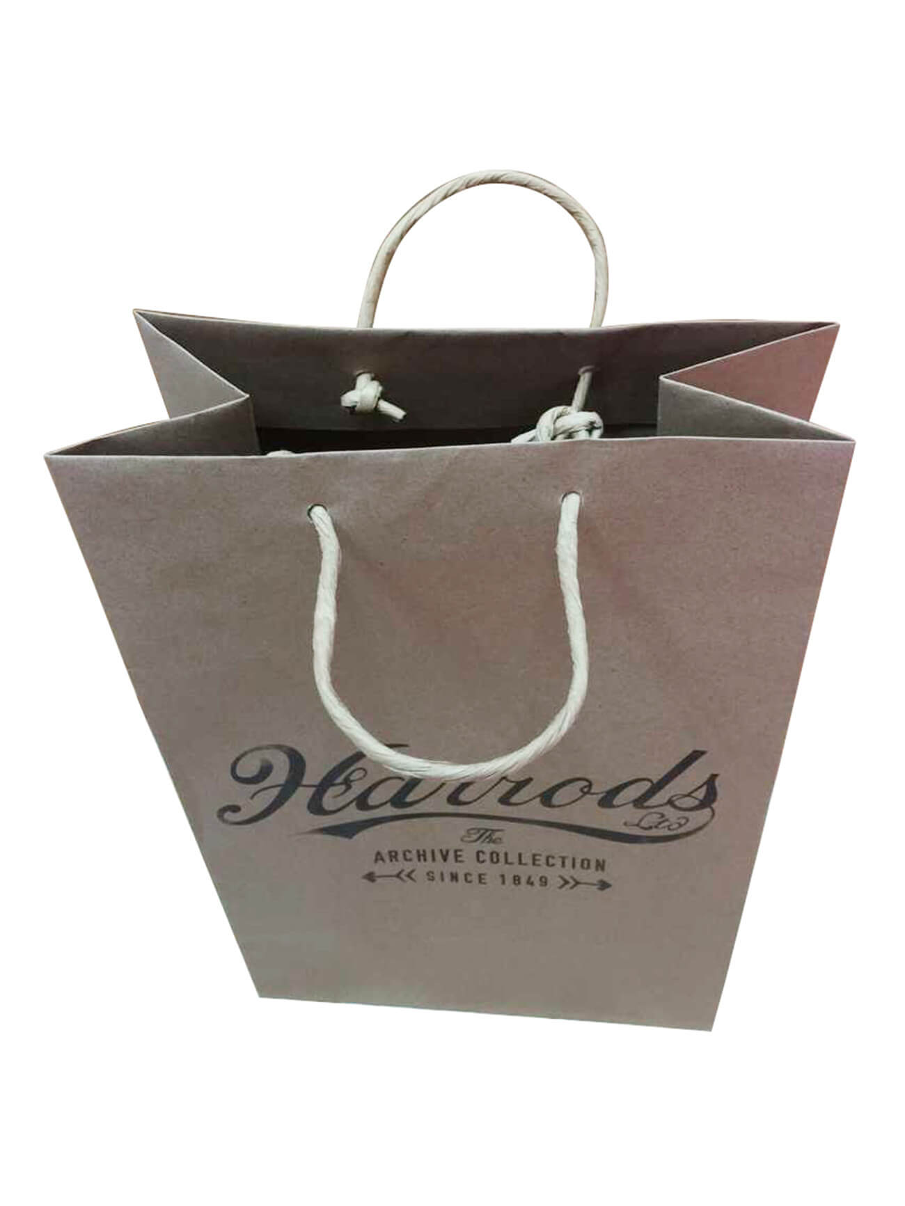 Customized colors private label gift garment kraft paper bag