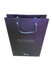 Customized colors private label gift garment kraft paper bag