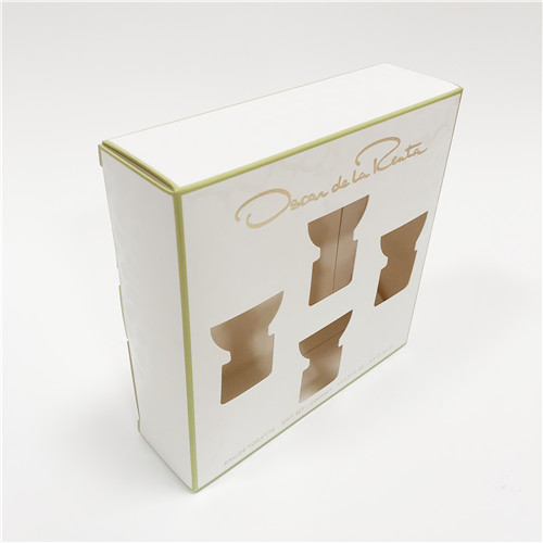 Caja de papel vacía personalizada del OEM para empaquetar la crema de la botella de cristal del maquillaje con el logotipo de su marca