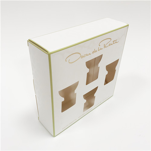 Personalized OEM empty paper box for packaging makeup glass bottle cream with your brand Logo