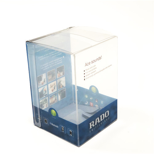 Custom logo printed eco recyclable pvc manufacturer clear plastic clear package box clear pet plastic boxes