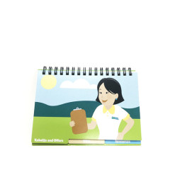 Libros de tarjetas de papel de regalo de calendario al por mayor y personalizado