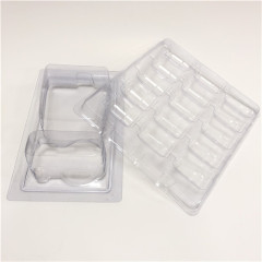 customized disposable plastic clamshell edgefold sliding blister card packaging