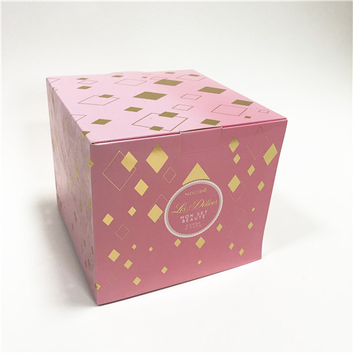 Logotipo de impresión personalizada de fábrica que empaqueta cajas de papel cosméticos con logotipo