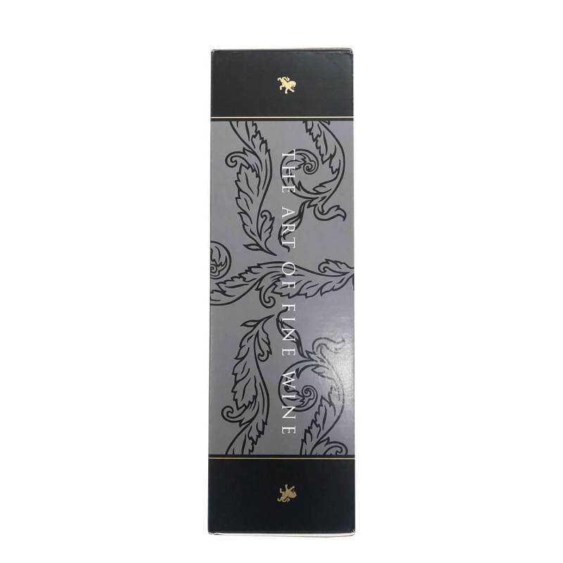 Transport Eco-friendly Present Art Premium Pack Storage Red Single Bottle Black Paper Wine Box