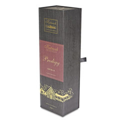 Cajas de empaquetado de regalo de empaquetado de vino magnético de cristal de licor rojo al por mayor y personalizado
