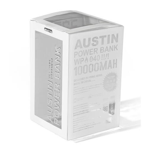 Custom clear plastic package gift box