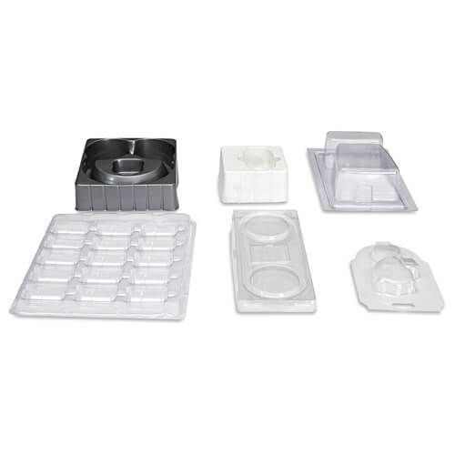 customized disposable plastic clamshell edgefold sliding blister card packaging