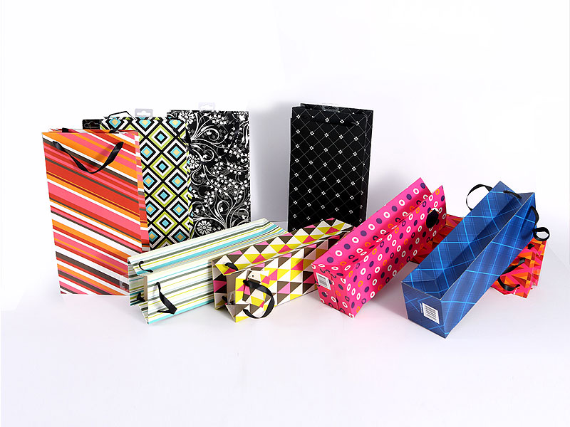 Bolsas de regalo coloridas personalizadas