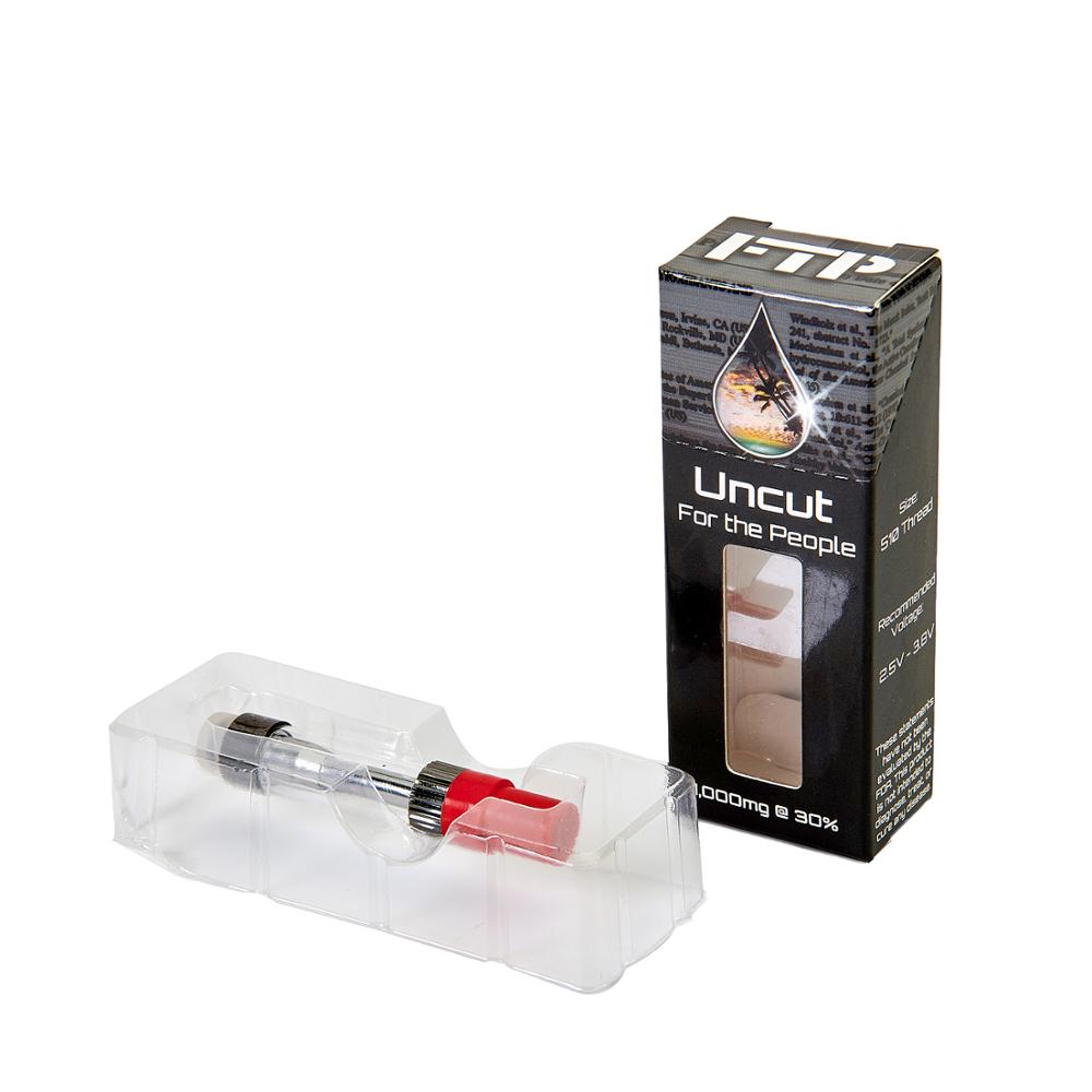 Cigarettes électroniques de luxe personnalisées ou boîte de papier d'huile de fumée emballage avec fenêtres en plastique