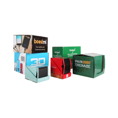 Boîte d'affichage d'emballage PDQ au détail pour la Cigarette électronique, boîte d'affichage de papier de carton, boîte d'affichage de papier compteur bon marché joyeux noël