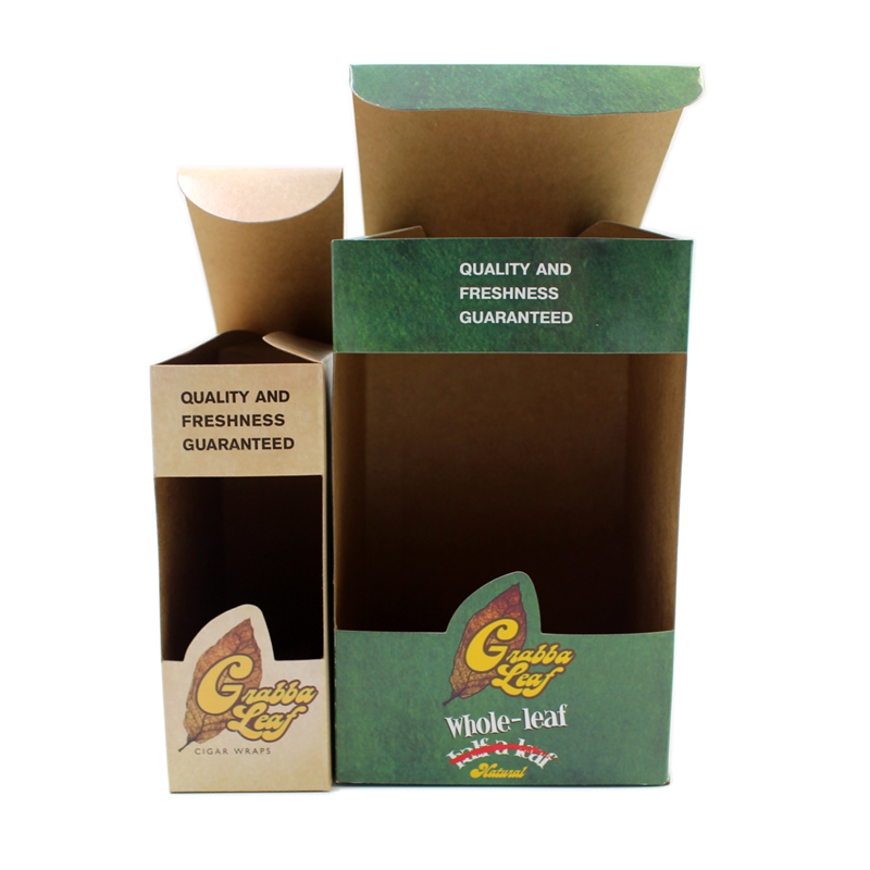 Caja de Papel Kraft de hoja de Grabba para hoja de tabaco