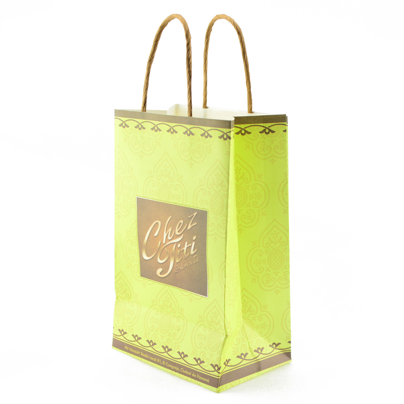 Low Cost Custom Color Handmade Recycled Kraft Paper Bag