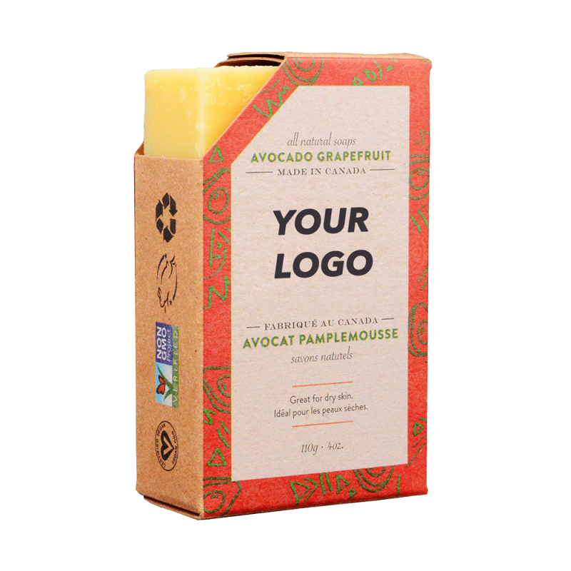 Eco-friendly Biodegradable Colorful Unique Custom Logo Kraft Soap Packaging Box With Soap Mailing Box