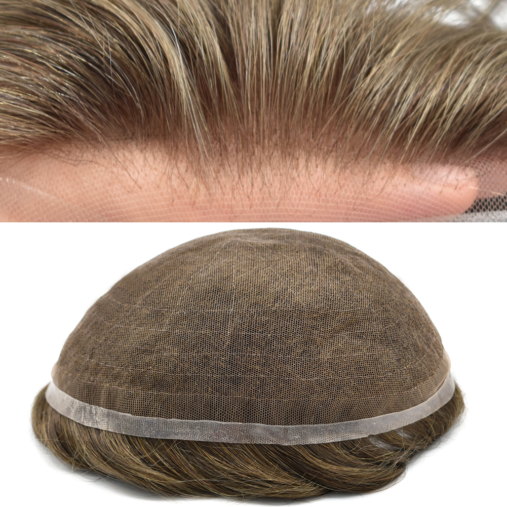 knot bleaching the front lace a Natural 100% Undetectable Hairline. 