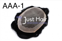 Just Hair Piece Fine Mono Men Toupee Poly Coating Around Durable Hair System Hairpiece Human Remy Black Wigs ALI1