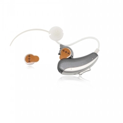 Wireless app control 4 channels open fit Bluetooth sound amplifier hearing aids with dual microphone