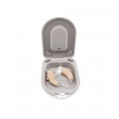 Self-fitting Bluetooth hearing check rechargeable BTE digital hearing aid with wireless which are similar to hearing assist