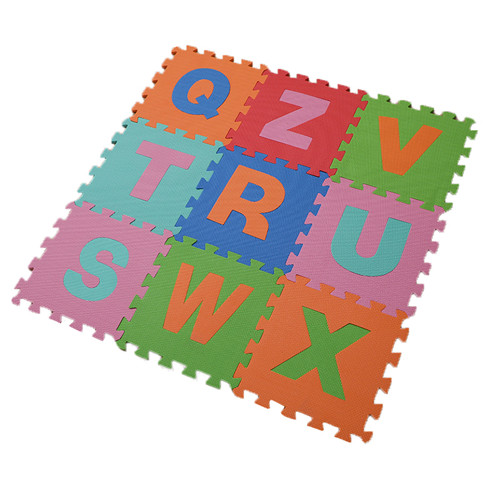 36pcs 5.9x5.9 Inches Interlocking Kids Floor Puzzle Colorful EVA Tiles New Swonuk Baby Foam Play Mat 