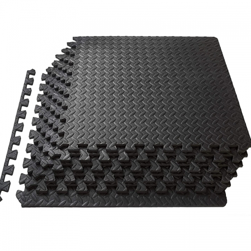 Puzzle Exercise Mat with EVA Foam Interlocking Tiles for Exercise, MMA, Gymnastics and Home Gym Protective Flooring