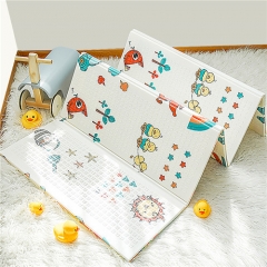 Foldable Play Mat |【Easy to Clean, Fold Up】Non- BPA Non-Toxic Foam Baby Playmat 79“ x 71