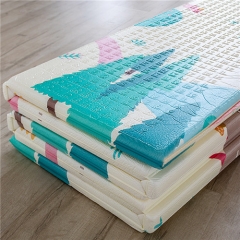 Foldable Play Mat |【Easy to Clean, Fold Up】Non- BPA Non-Toxic Foam Baby Playmat 79“ x 71