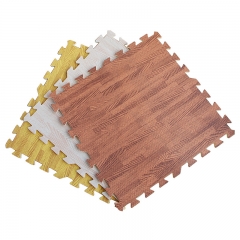 Interlocking Foam Wood Grain EVA Mats