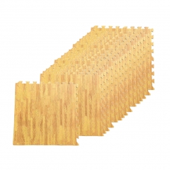 Anti-slip Wood Grain Interlocking Floor Foam Mat W...