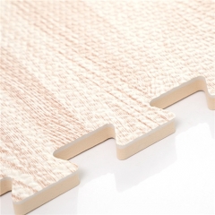 High Density Eva Foam Wooden Grain Floor Mat Wooden Look Martial Puzzle Art Mat