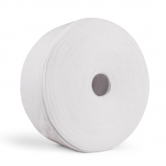 Hight Quality Plain White Spunlace Nonwoven Fabric 20%Viscose 80%Polyester 40GSM DOT for Wet Wipes Non Woven Fabric Manufacturing Supplier