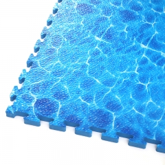 Wholesale Ocean Grass Print Design Non-Slip Taekwondo Tatami Mat EVA Foam Puzzle Play Mat