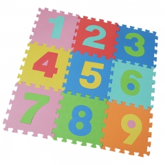EVA Colorful Indoor Eco-Friendly Number and Letter Splicing Mat