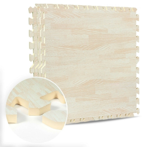 Wood Grain Interlocking Foam Mats Foam floor tiles