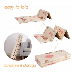 Multipurpose Ecofriendly Easy Clean Waterproof Skidproof Portable XPE Foam Baby Folding Play Activity Floor Mat