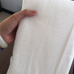 White Spunlaced Non Woven Fabric for Cosmetic Facial Disposable Spunlace Pad