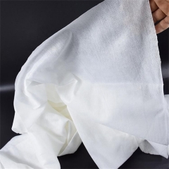 White Spunlaced Non Woven Fabric for Cosmetic Facial Disposable Spunlace Pad
