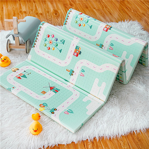 Factory Supply High Quality Ecofriendly Soft Moistureproof Easy Clean Customized Foldable XPE Foam Baby Play Mat