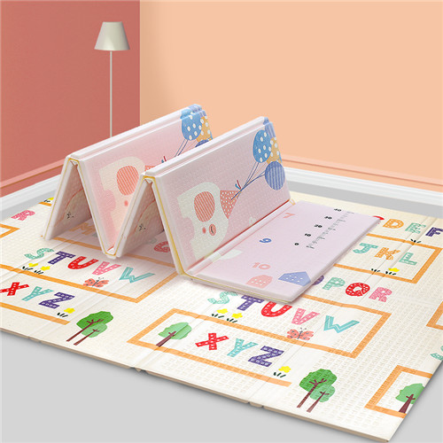1.8*2m 1cm XPE Foam High Quality Foldable Kids Crawling Game Play Mat with Many Beautiful Pattern