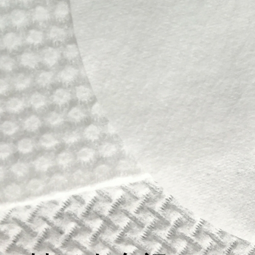Pearl Pattern White Spunlace Non Woven Raw Material for Makeup Wipes Non Woven Fabric Manufacturer
