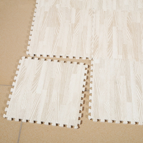 Venetio 60*60 Wood Grain Eva Mosaic Foam Floor Mat Thickened Children's Non-Slip Crawling Mat