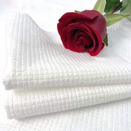 Plain and Cross Embossed Hydrophilic Spunlace Non Woven Fabric for Wet Wipes