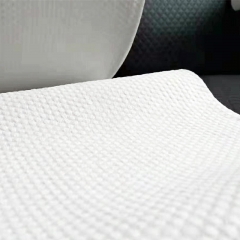 Pearl Pattern White Spunlace Non Woven Raw Material for Makeup Wipes Non Woven Fabric Manufacturer