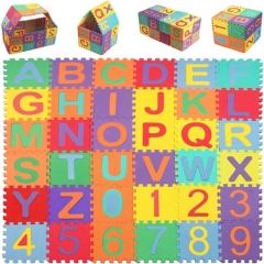 ABC EVA Puzzle Mat Interlocking Baby Playing with Edges