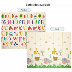 XPE/PVC Non-Slip Children Kids Baby Soft Floor Play Foam Mat with Reversible Printing Foldable for Outdoor Picnic Activity
