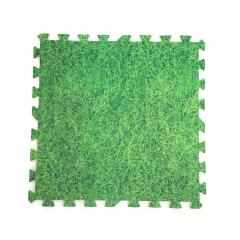 Non-Slip Tatami Mat Eva Foam Puzzle Play Playground Grass Print Design Mat