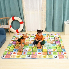 Custom Printing 15mm Extra Thick EPE Kids Foam Crawling Mat Play Mat Tummy Time Mat for Infants
