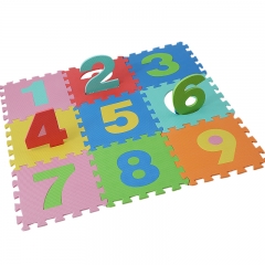 Custom Colorful Design Non Toxic Indoor Letter Educational Toy with Play Mat