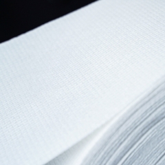 Pearl Pattern White Spunlace Non Woven Raw Material for Makeup Wipes Non Woven Fabric Manufacturer